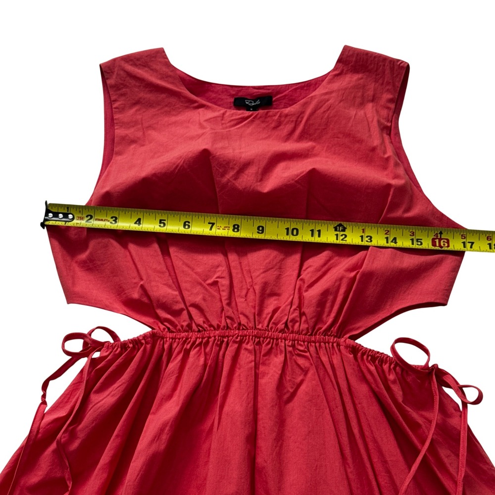 RAILS Yvette Sleeveless Cutout Maxi Dress Coral Pink Small - Picture 7 of 8